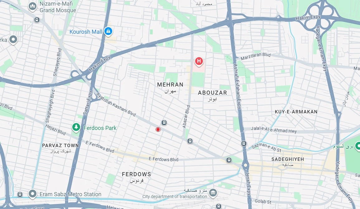 نقشه موقعیت مکانی - برای مسیریابی کلیک کنید